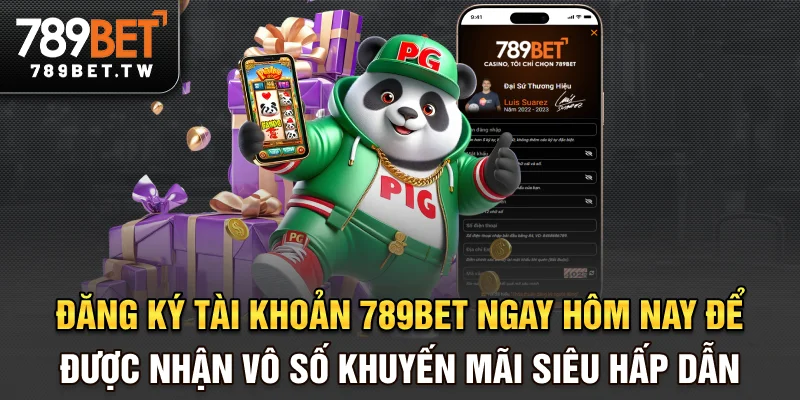 Đăng ký tài khoản 789bet ngay hôm nay để được nhận vô số khuyến mãi siêu hấp dẫn