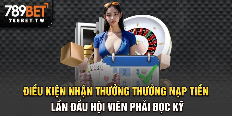 Thưởng Nạp Tiền Lần Đầu - Bệ Phóng Cho Người Mới Gia Nhập 789bet Điều kiện nhận thưởng thưởng nạp tiền lần đầu hội viên phải đọc kỹ